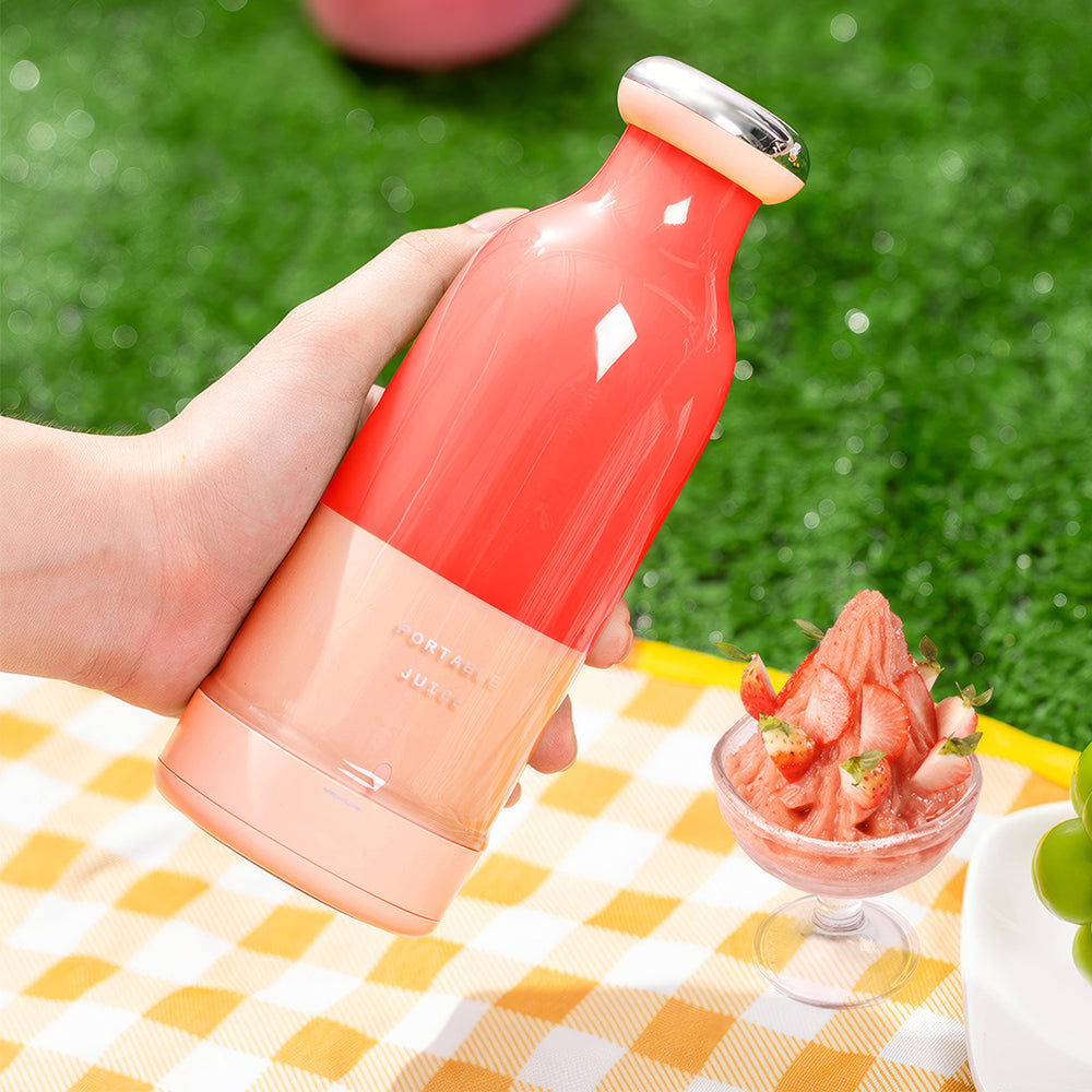 300ML Portable Personal Blender, USB Rechargeable with 6-Blade Stainless Steel Design