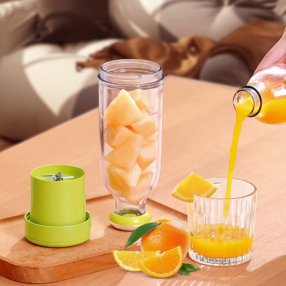 300ML Portable Personal Blender, USB Rechargeable with 6-Blade Stainless Steel Design