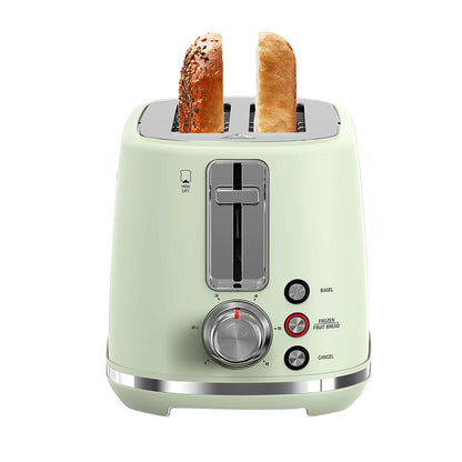 2 Slice Toaster with Wide Slots and Crumb Tray for Bagels and Bread