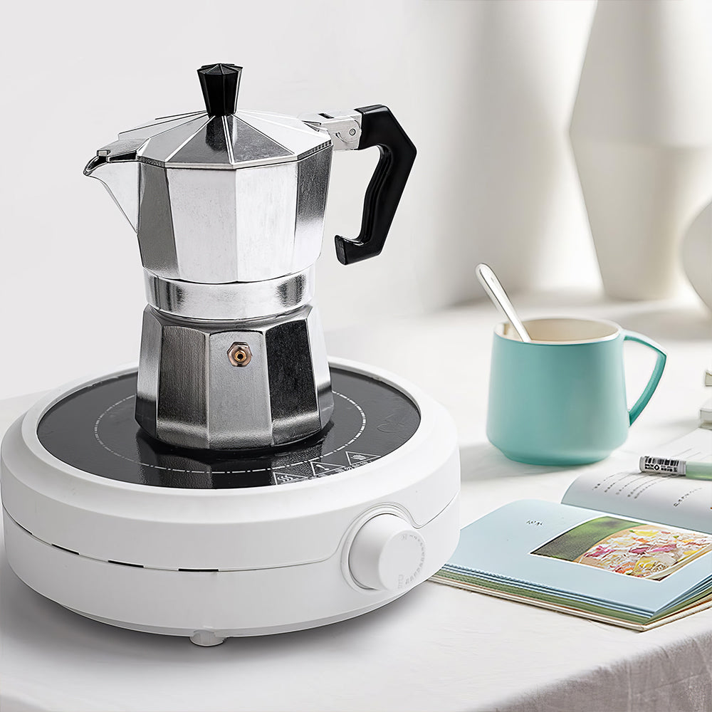 Stovetop Espresso Coffee Maker 150ML Classic Moka Pot for 3 Cups