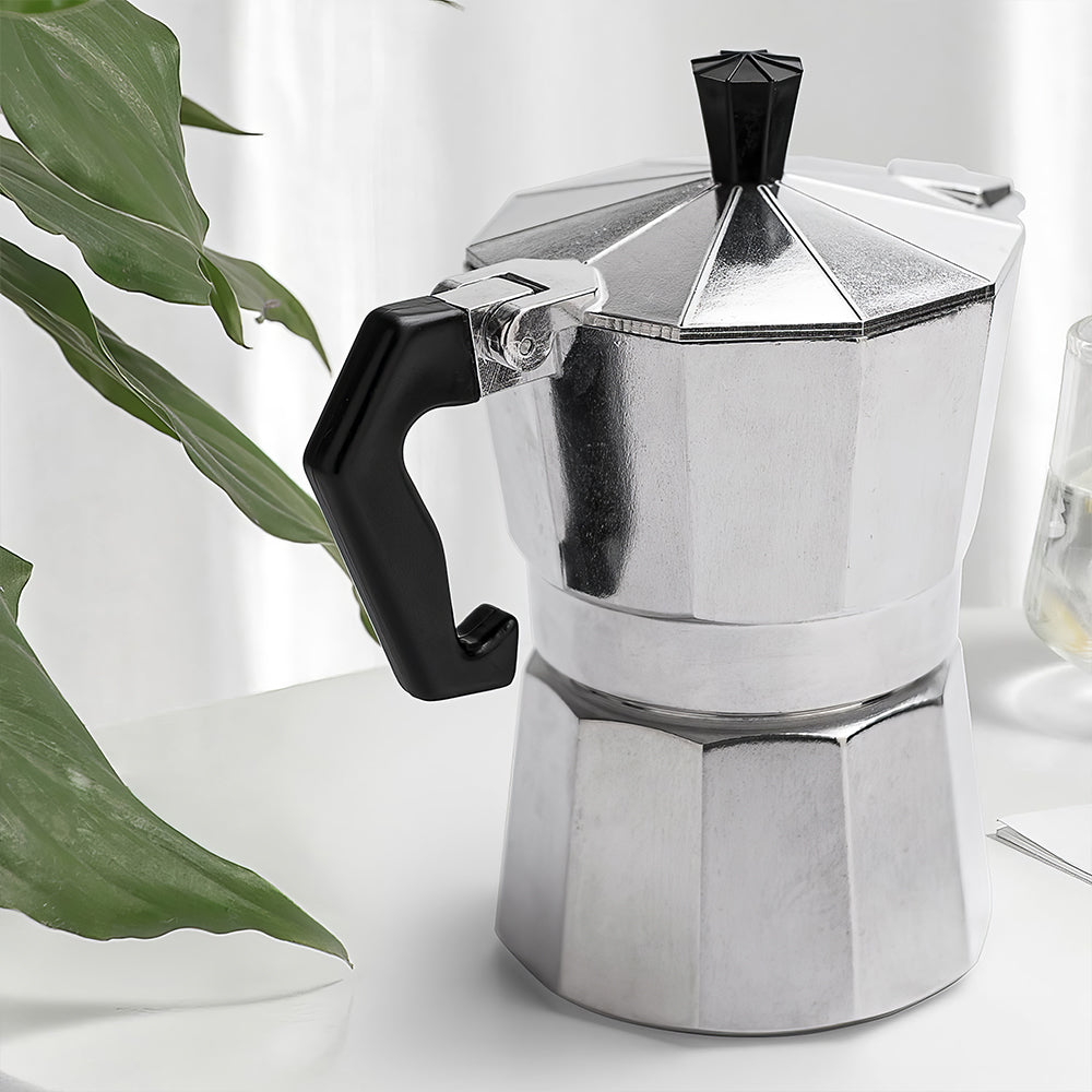 Stovetop Espresso Coffee Maker 150ML Classic Moka Pot for 3 Cups