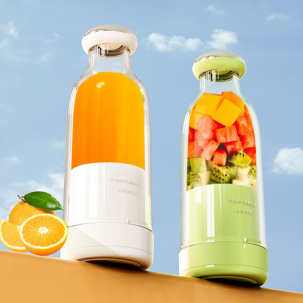 300ML Portable Mini Juicer with USB Charging and 6 Blade Design