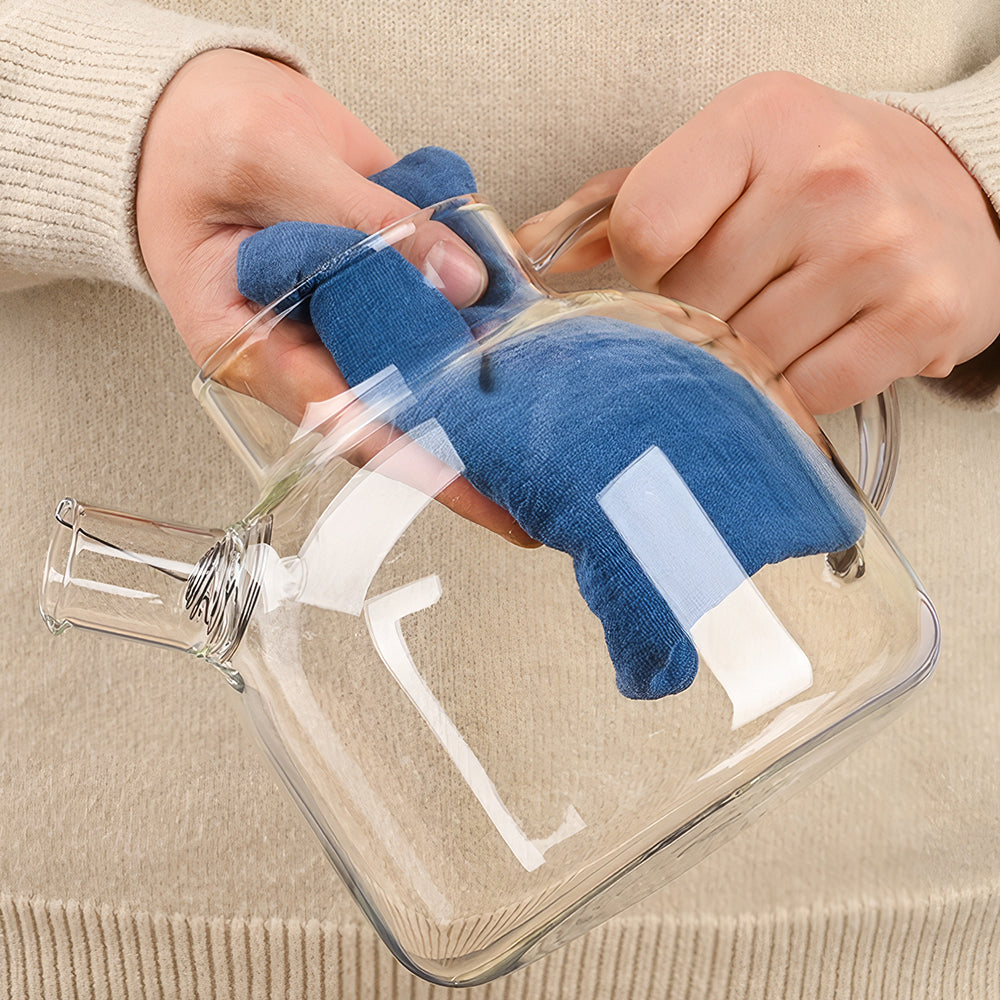 Glass Teapot with Infuser 800ML Stovetop Safe Loose Leaf Tea Pot
